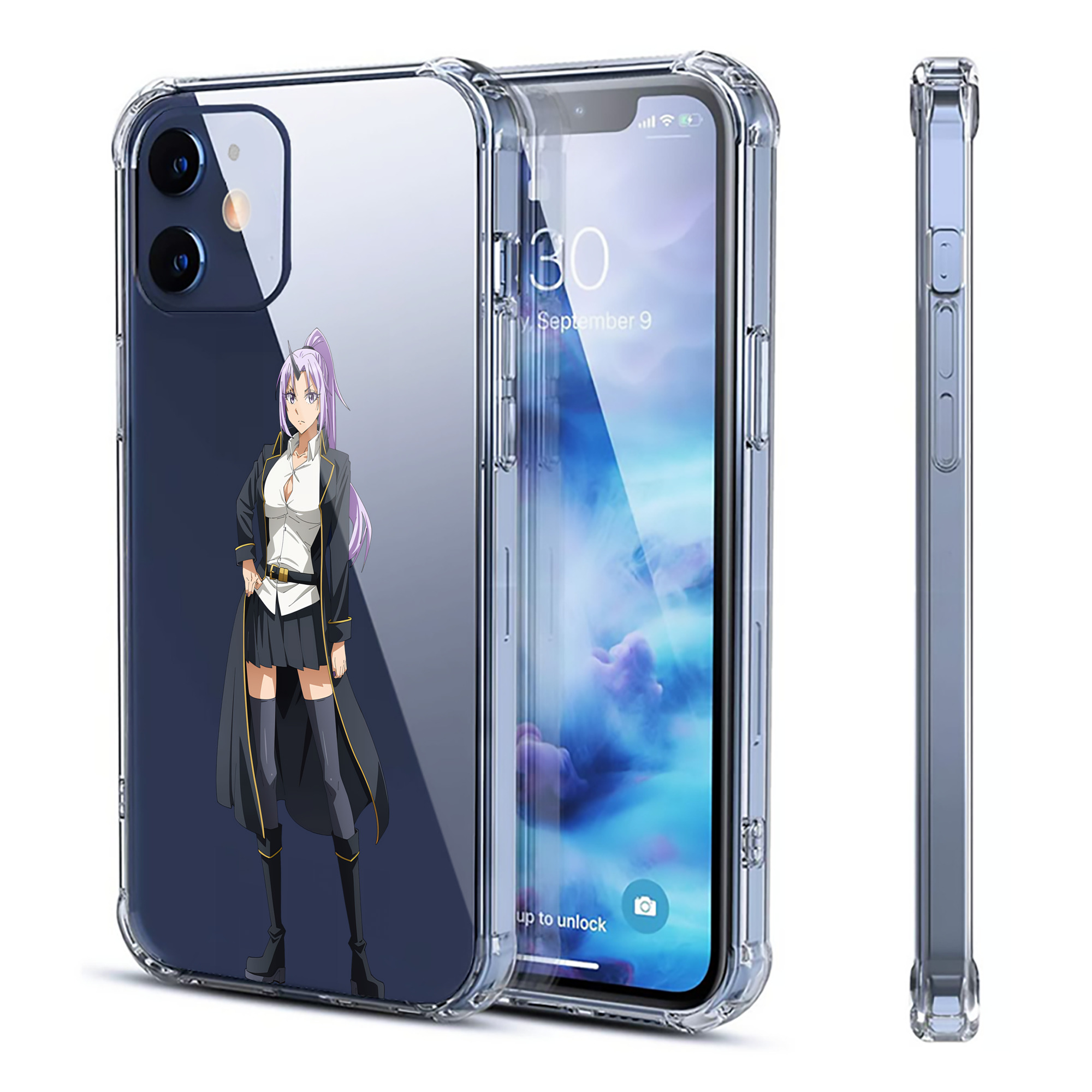 （画像用） 転スラ Regarding Reincarnated to Slime 【iPhone 12シリーズ対応】透明スマホケース（クリアソフトケース）